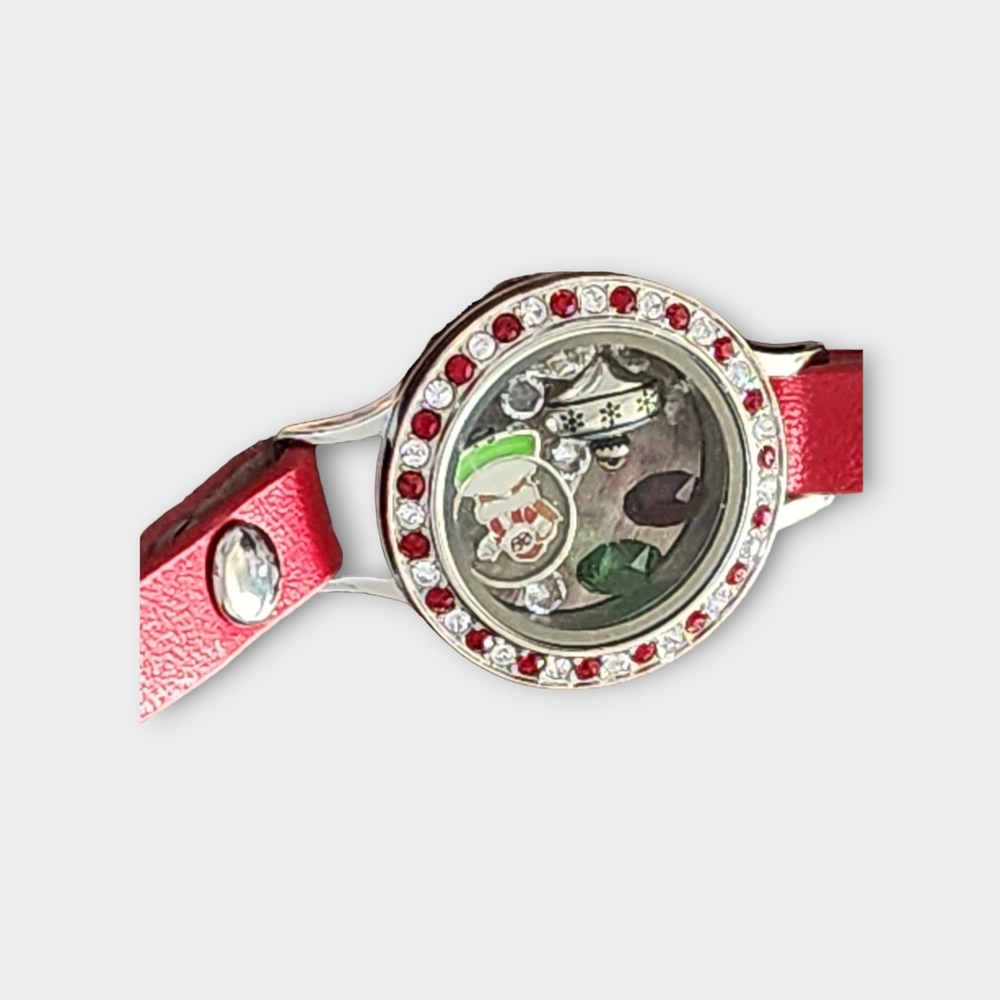 Origami owl leather Christmas wrap - Picture 3 of 6